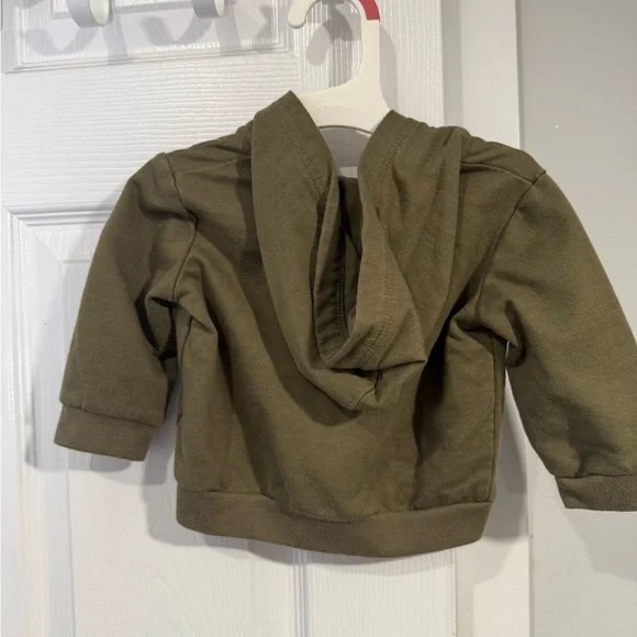 Nike Khaki Green Infant Hoodie - Picture 2 of 4